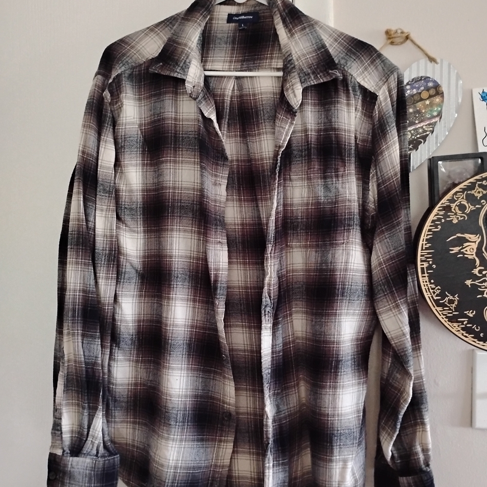Black and White Plaid Flannel Croft & Borrow
